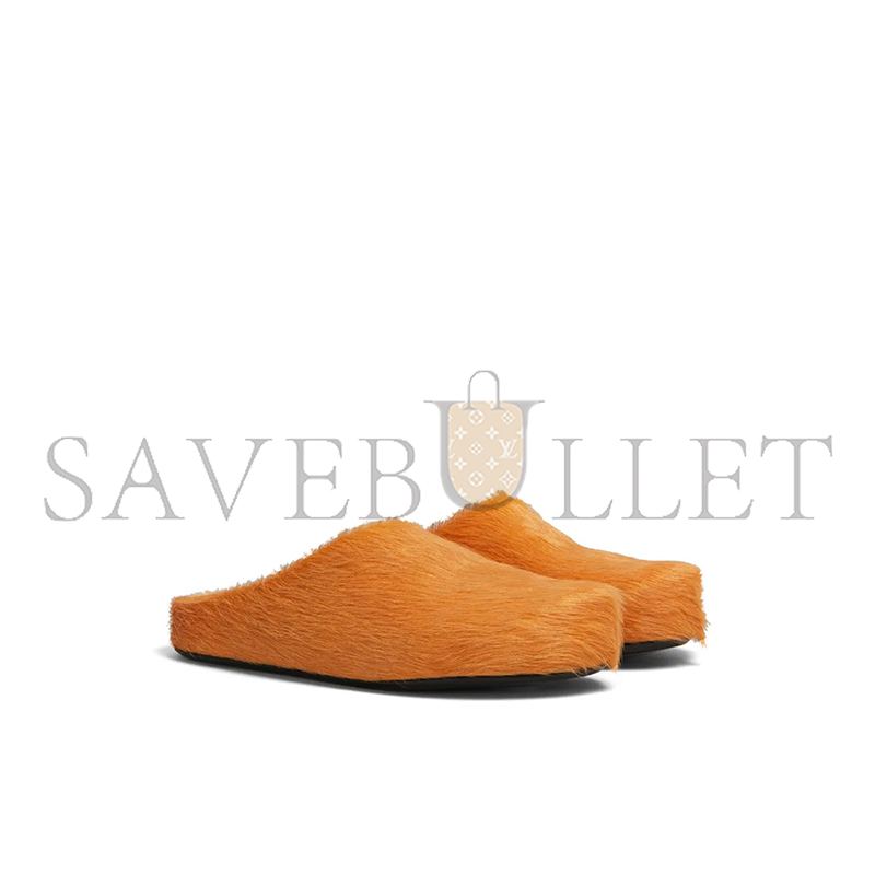 Ma*n1 fussbett calf-hair slippers
